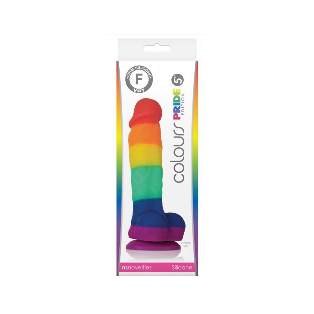 Ns Novelties Colours Pride Edition 5" Dong w/Suction Cup Dildo