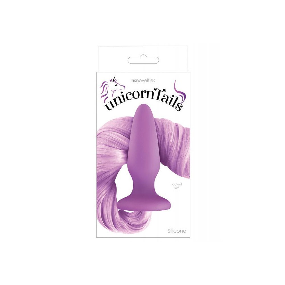 Unicorn Tails Tapered Silicone Butt Plug