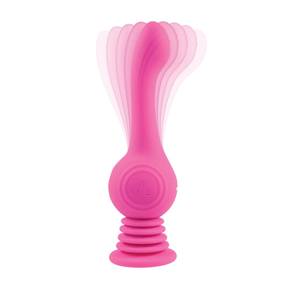 Evolved Gyro Vibe Rechargeable Gyrating Silicone Couples Vibrator 2