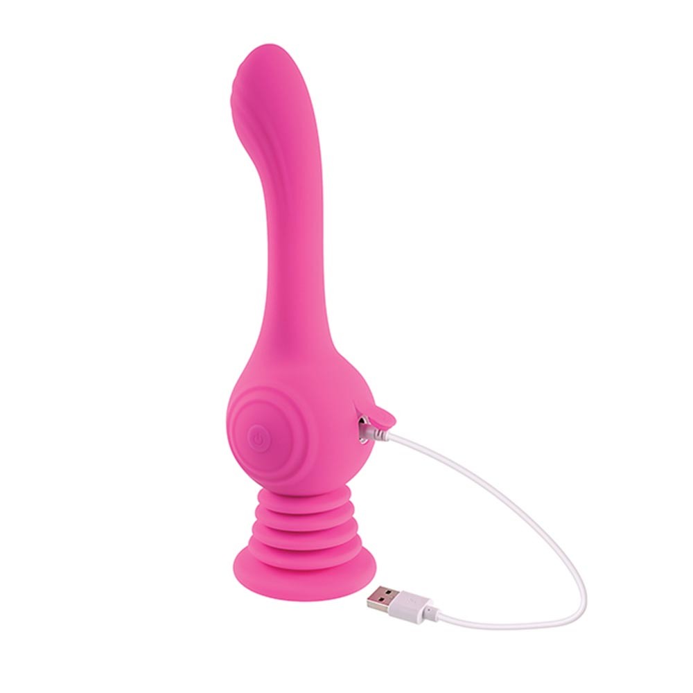 Evolved Gyro Vibe Rechargeable Gyrating Silicone Couples Vibrator 3