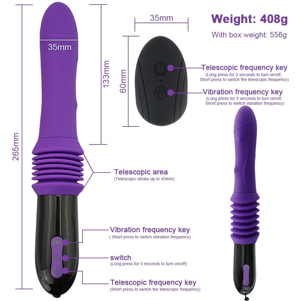 Thrusting & Vibrating Sex Machine For Women sss