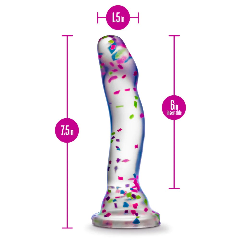 Panky 7.5 Inch Purio Silicone Glow In The Dark Dildos s