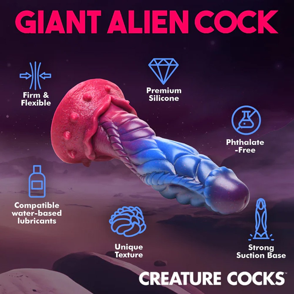 Creature Cocks Intruder Alien Silicone Dildos s