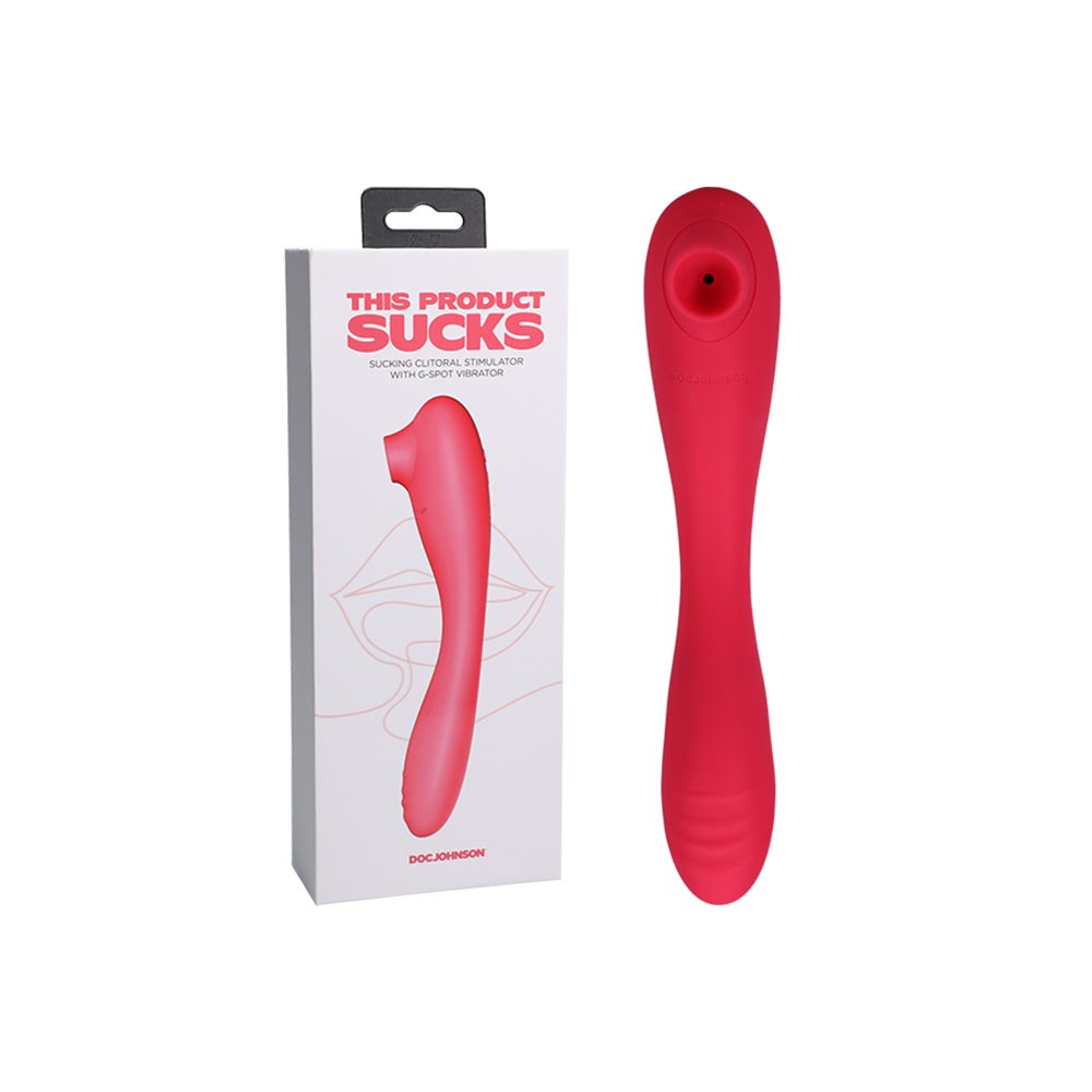 This Product Sucks Sucking Clitoral Stimulator with G-Spot Vibrators