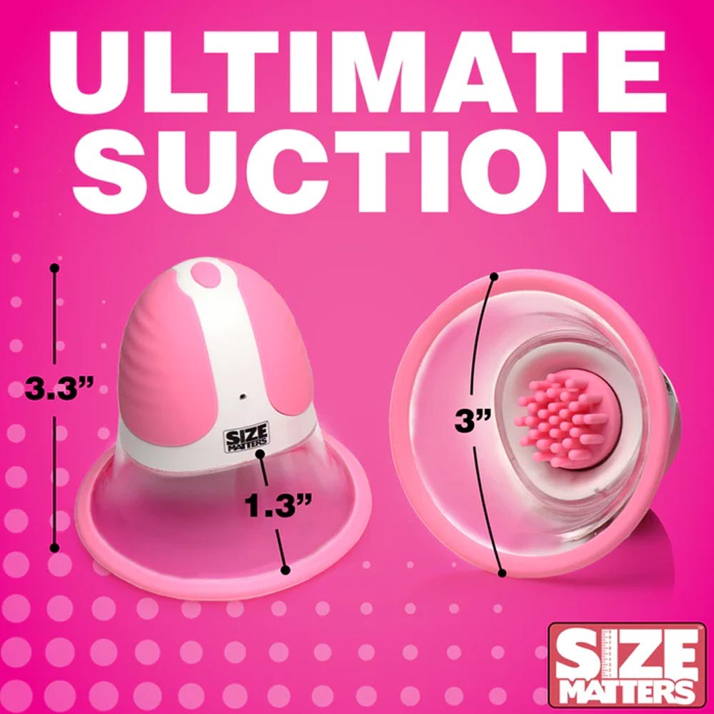 Xr Brands Size Matters 10x Rotating Silicone Nipple Suckers sssss