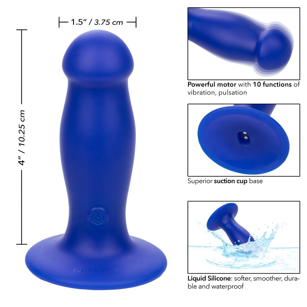 Calexotics Admiral Liquid Silicone First Mate Vibrating Dildo