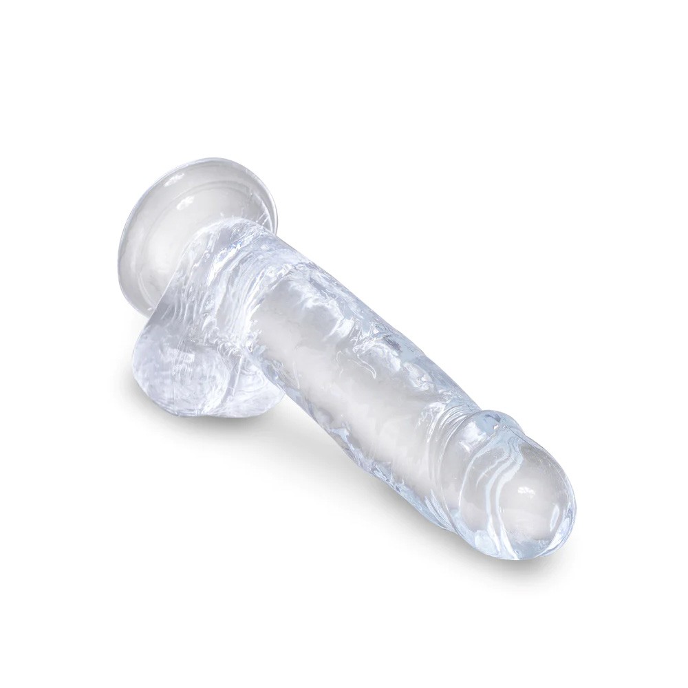 Pipedream King Cock Clear 7 inch Cock Dildo with Balls