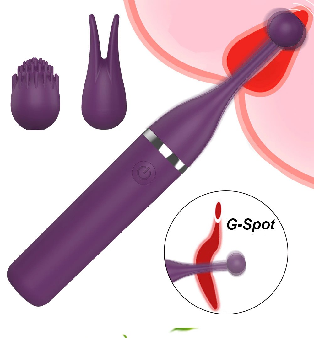 G-Spot Vibrators for Women 3 Caps Replacement Lick Clitoris Stimulator Nipple Massager