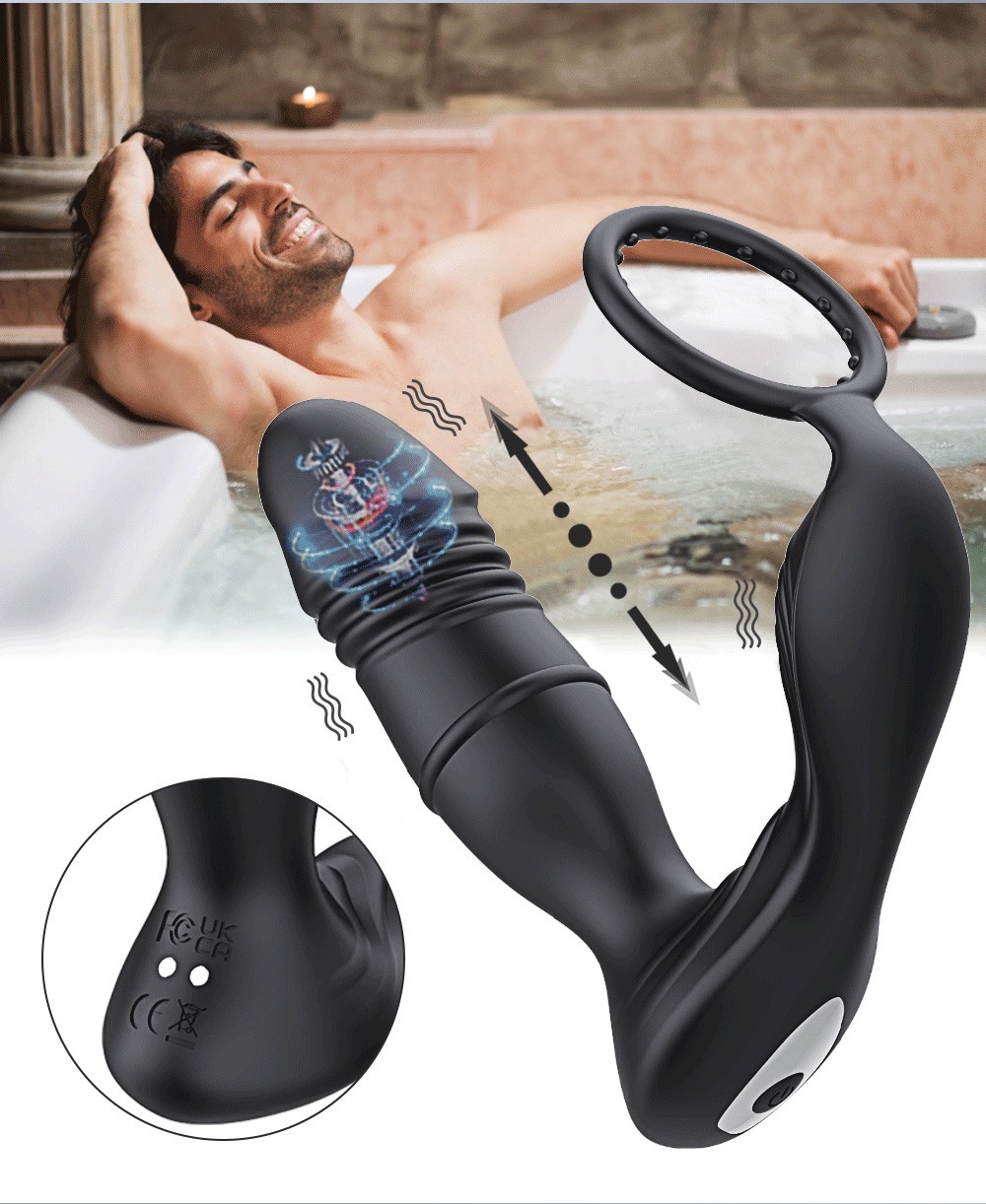 APP Controlled Thrusting Vibration Prostate Massagers ss