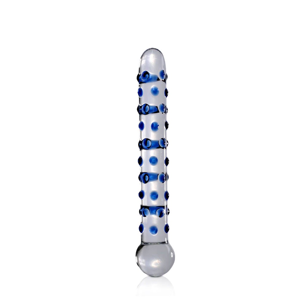Icicles No. 50 Clear Glass Wand Massager Dual Ended Dildo