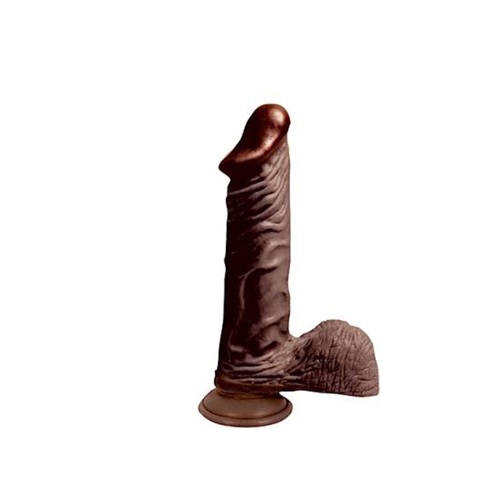 Nasstoys Lifelikes Vibrating Black King 9 Inch Dildo