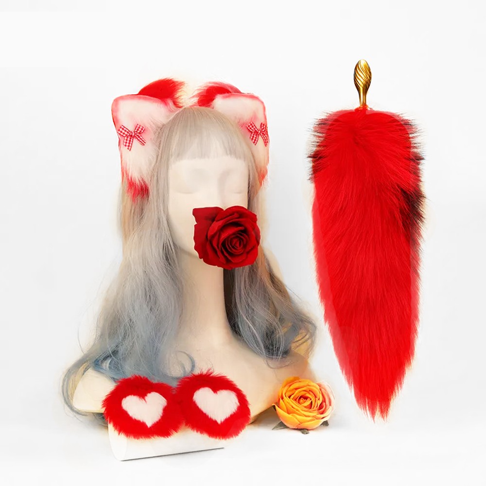 LOCKINK SEVANDA Red Vixen Pet-play Set