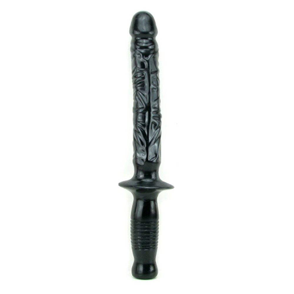 Doc Johnson The Manhandler Bulk Black 10 inch Long Dildo