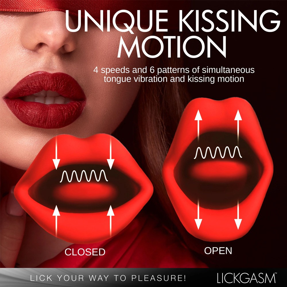 Lickgasm Kiss & Tell Mini Kissing & Vibrating Clitoral Stimulator s
