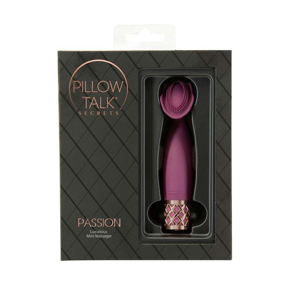 Pillow Talk Passion Rechargeable Silicone Vibrating Wand Massager