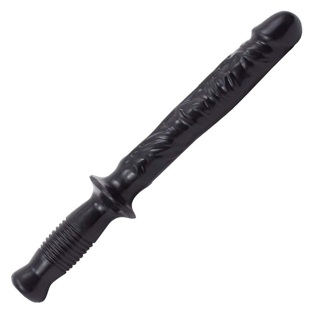 Doc Johnson The Manhandler Bulk Black 10 inch Long Dildo