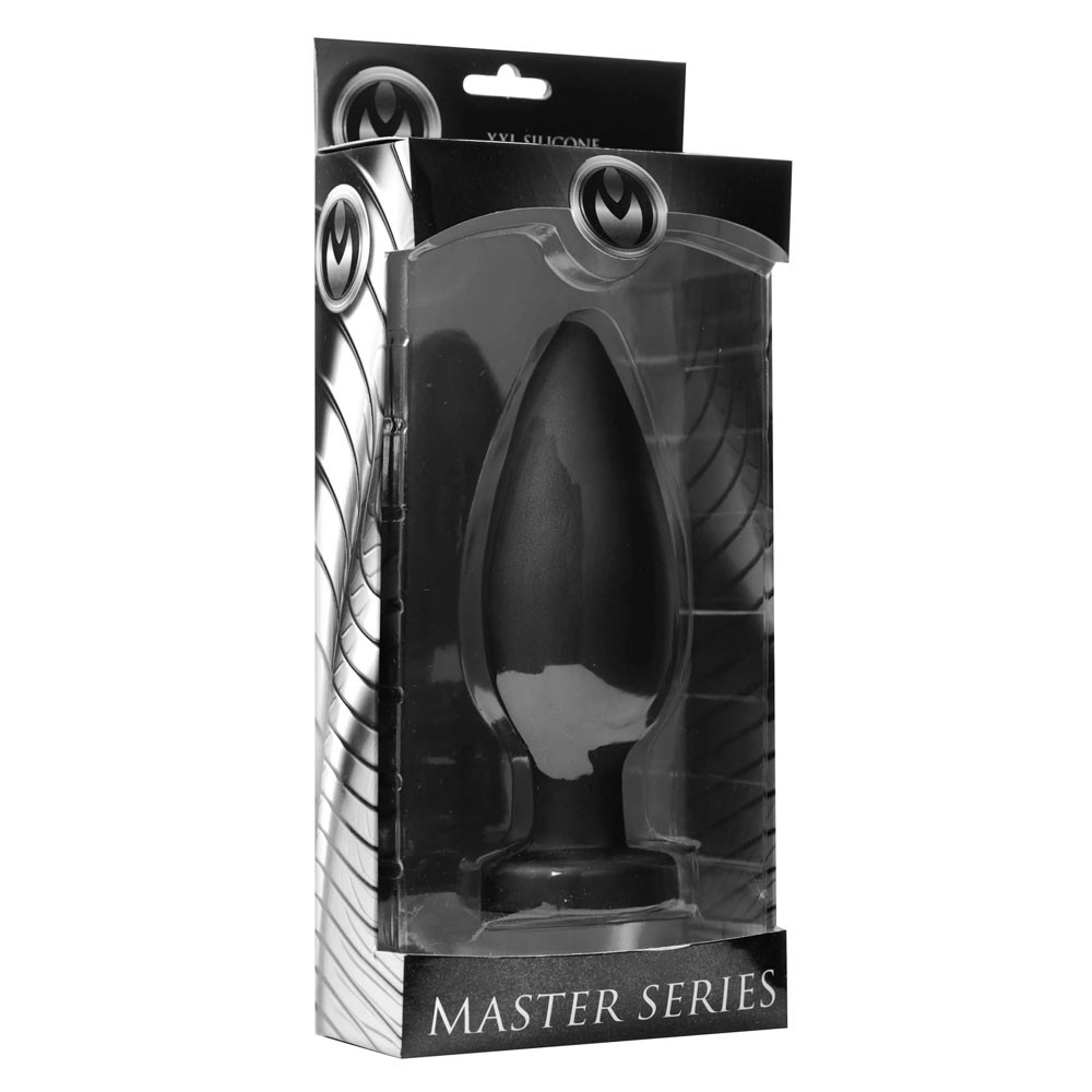 Master Series Colossus XXL Silicone Anal Plug with Suction Cup