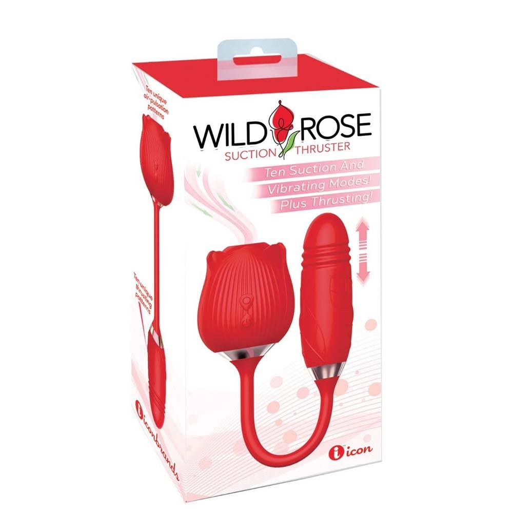 Wild Rose & Thruster Suction and Thrusting Vibrator