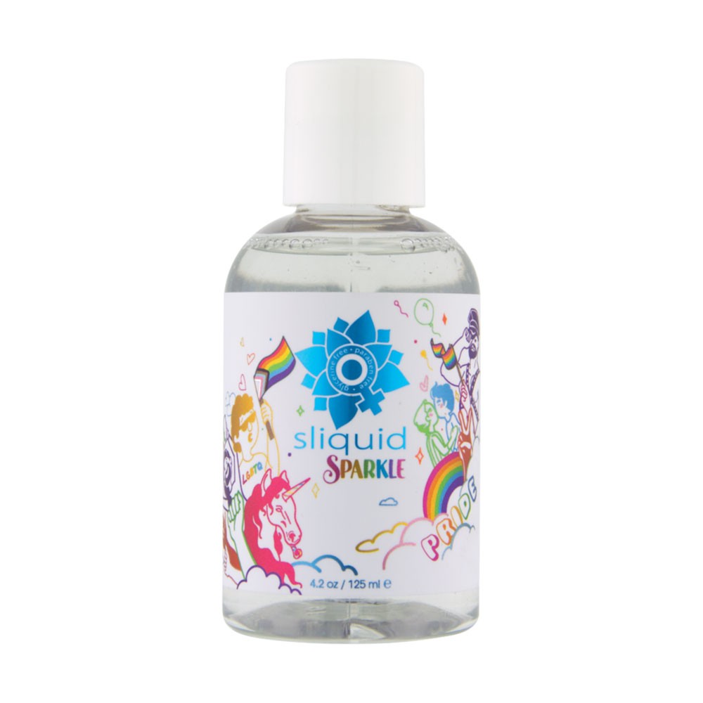 Sliquid Naturals Sparkle Pride Water Based Lube - 4.2 oz