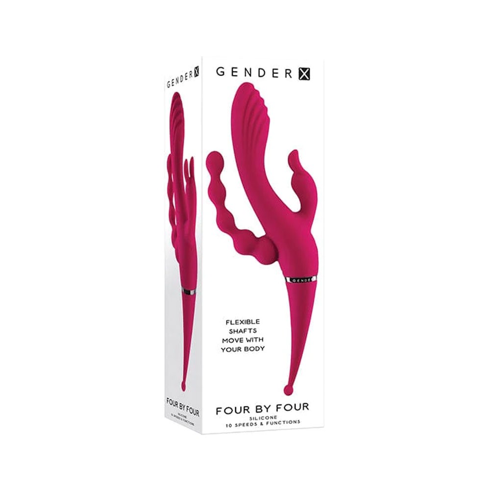 Gender X Four by Four Multi Stimulator Massager Rabbit Vibrator