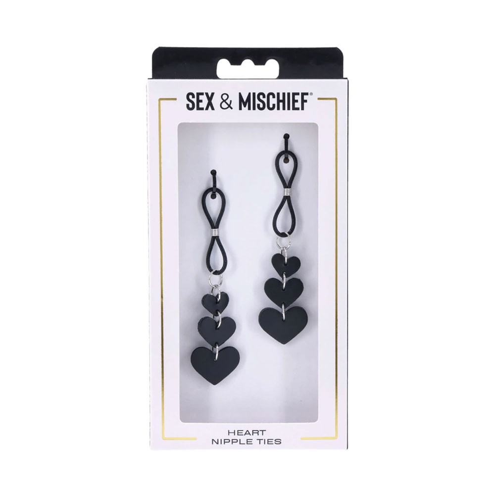 Sportsheets Sex & Mischief Heart Nipple Ties