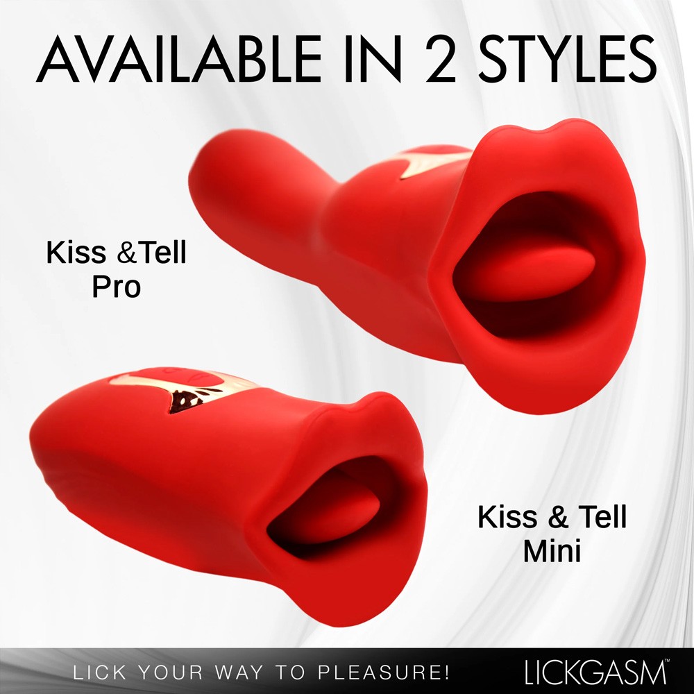 Lickgasm Kiss & Tell Mini Kissing & Vibrating Clitoral Stimulator sssssss