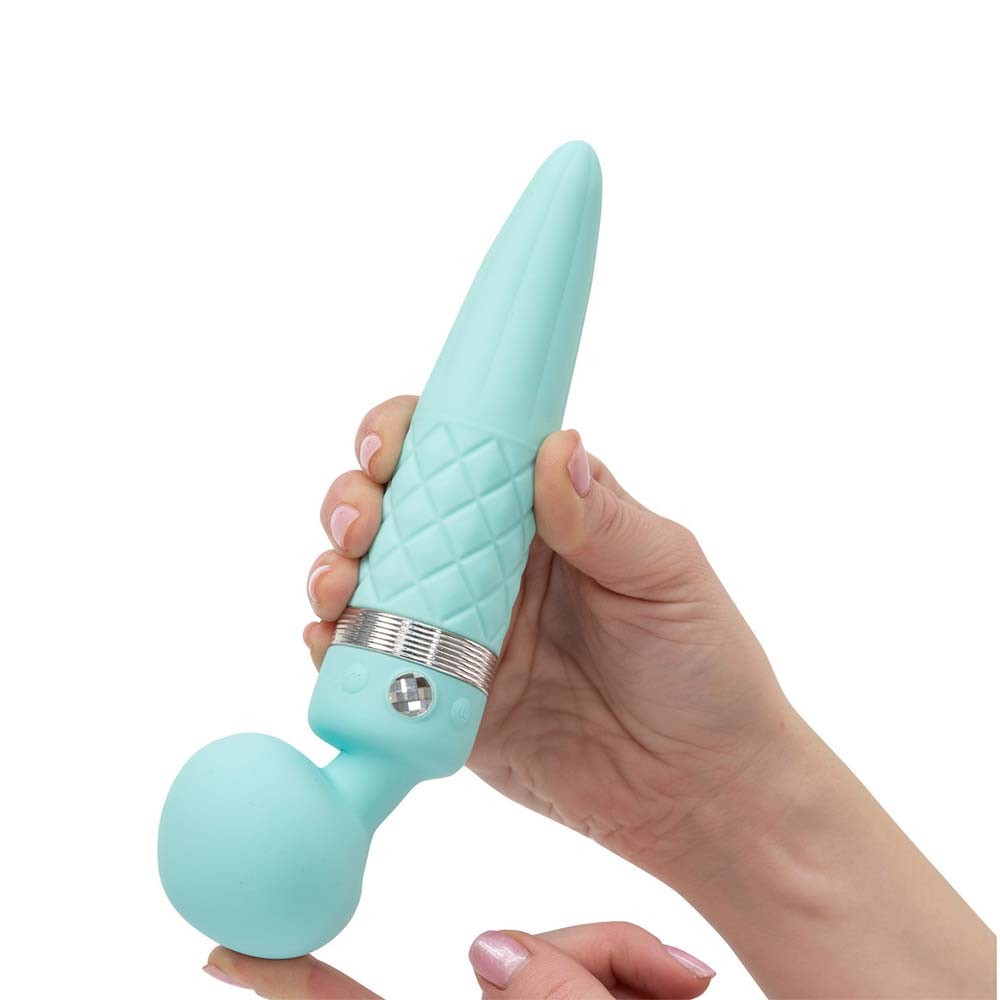 Pillow Talk Sultry Massager Dual-Ended Wand Vibrator