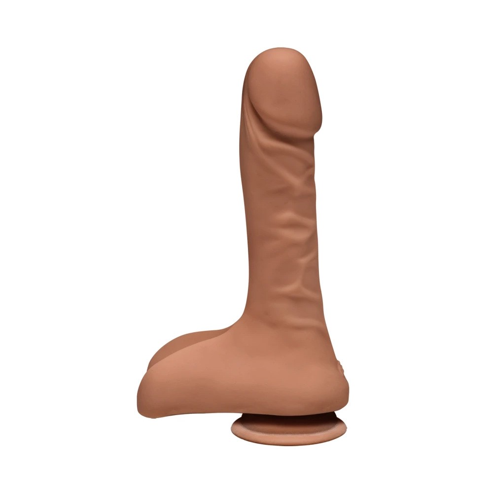 The D™ Super D 9 Inch UltraSkyn Realistic Dildo with Balls