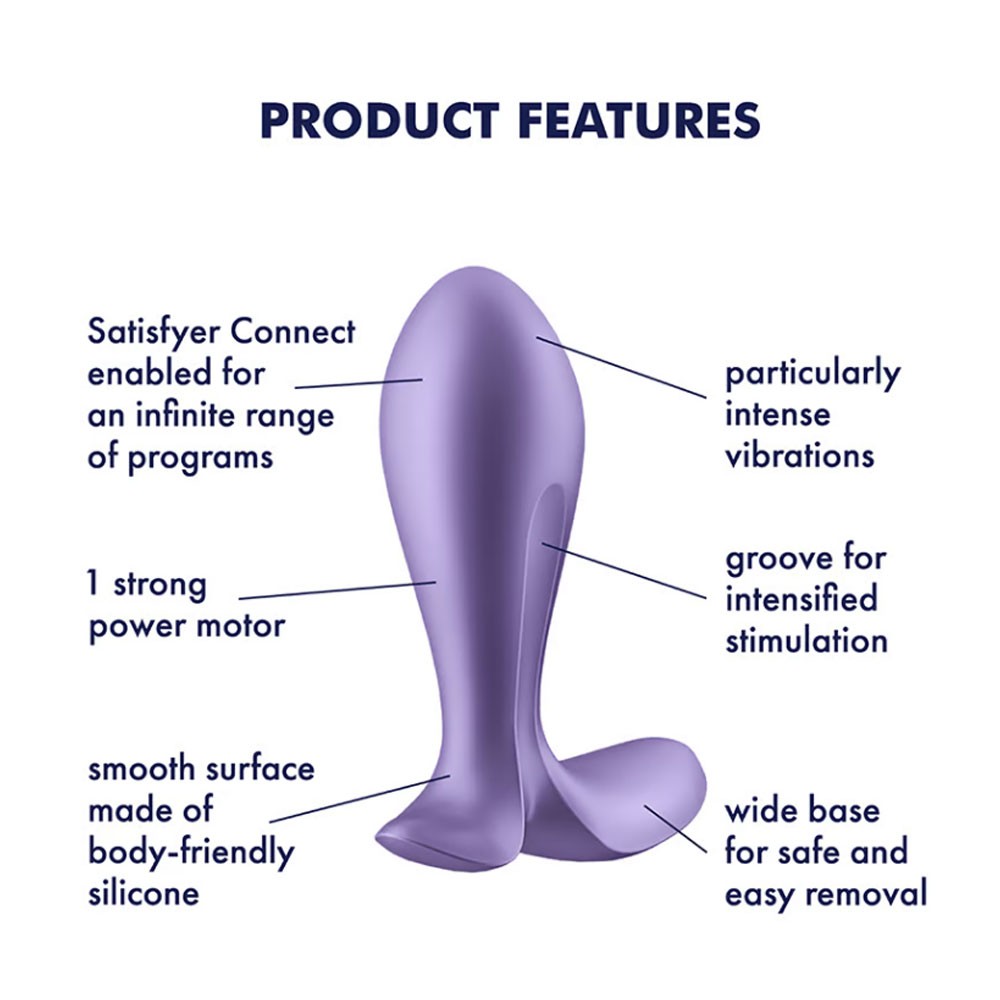 Satisfyer Intensity Plug Anal Vibrator With App Control