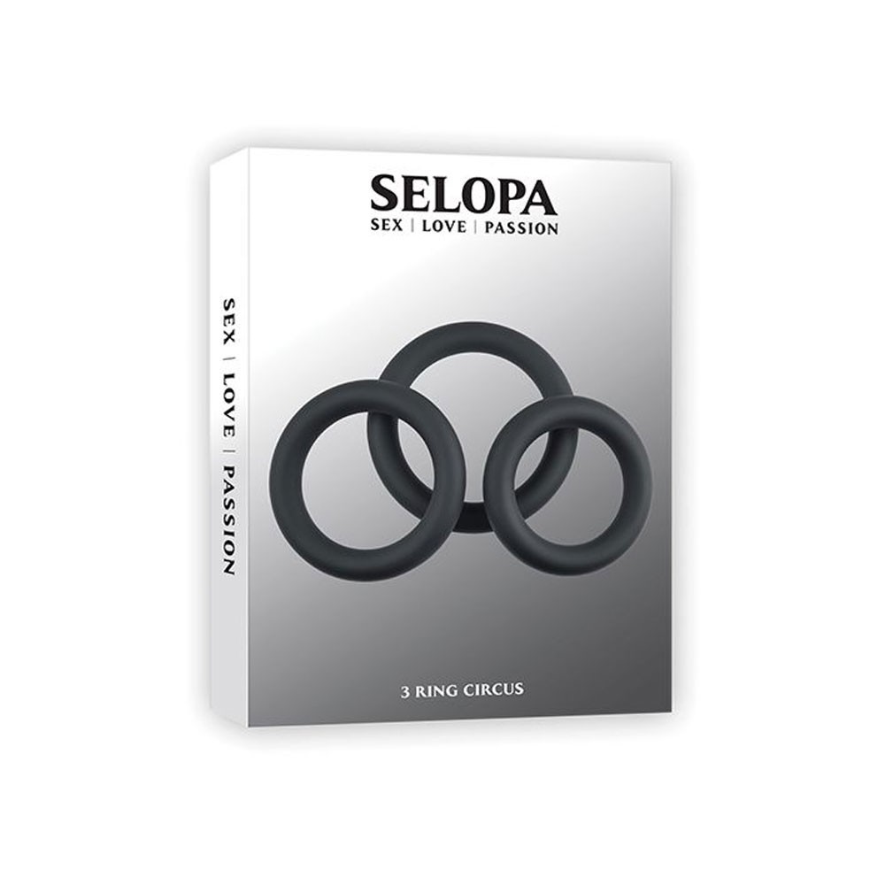 Evolved Selopa 3 Ring Circus Cock Rings
