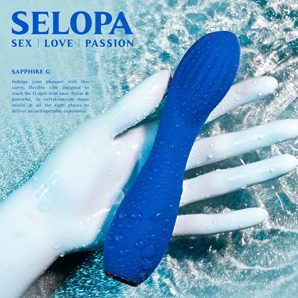 Evolved Selopa Sapphire G Silicone G-spot Vibrator