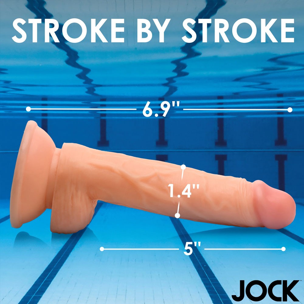 JOCK Swimming Simon 7 In Realistic Dildo with Balls