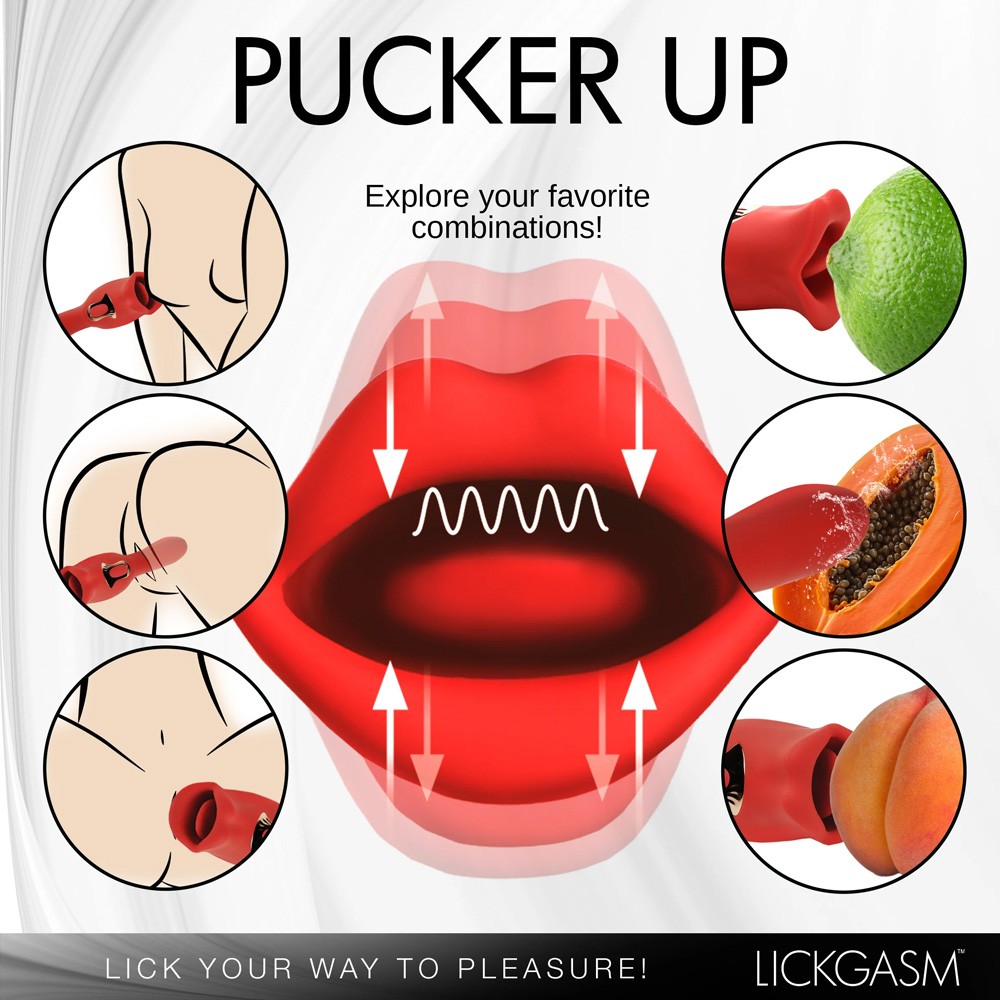 Lickgasm Kiss & Tell Pro Dual-Ended Kissing Vibrator ssss