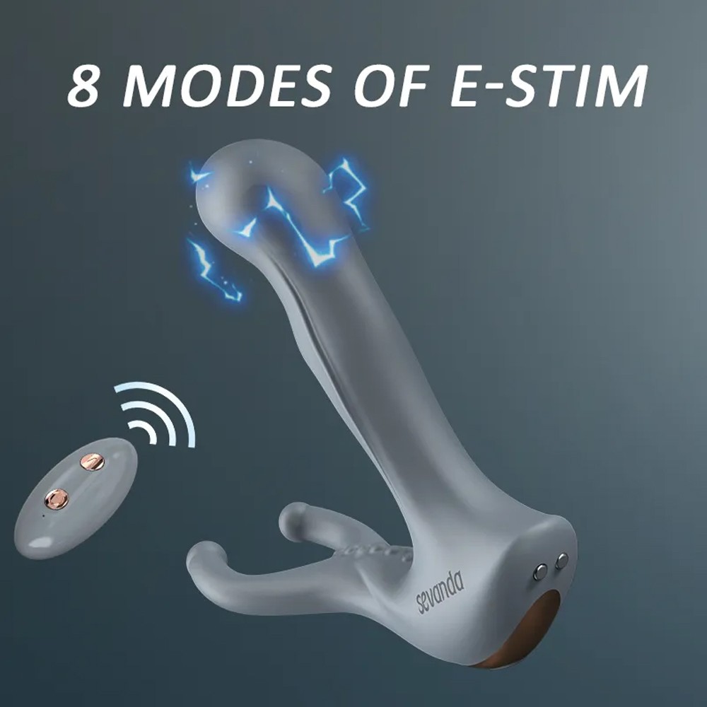 LOCKINK Sevanda E-stim and Vibration Prostate Massager with Remote Control