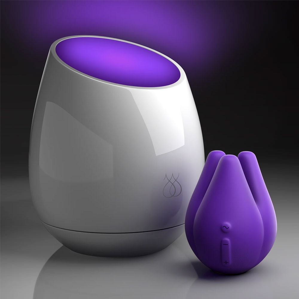 JimmyJane Love Pods Tre Vibrator with Pure UV Sanitizing Mood Light