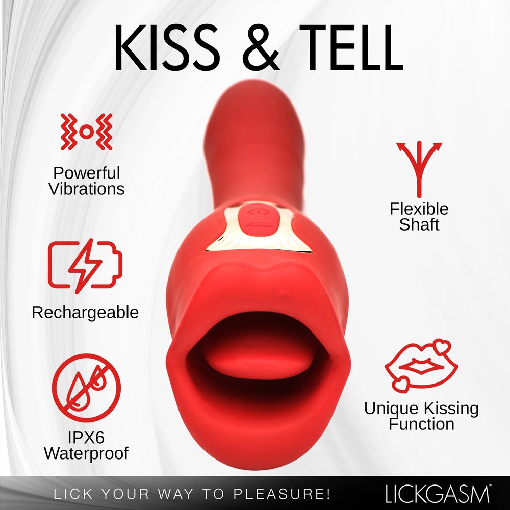 Lickgasm Kiss & Tell Pro Dual-Ended Kissing Vibrator sss