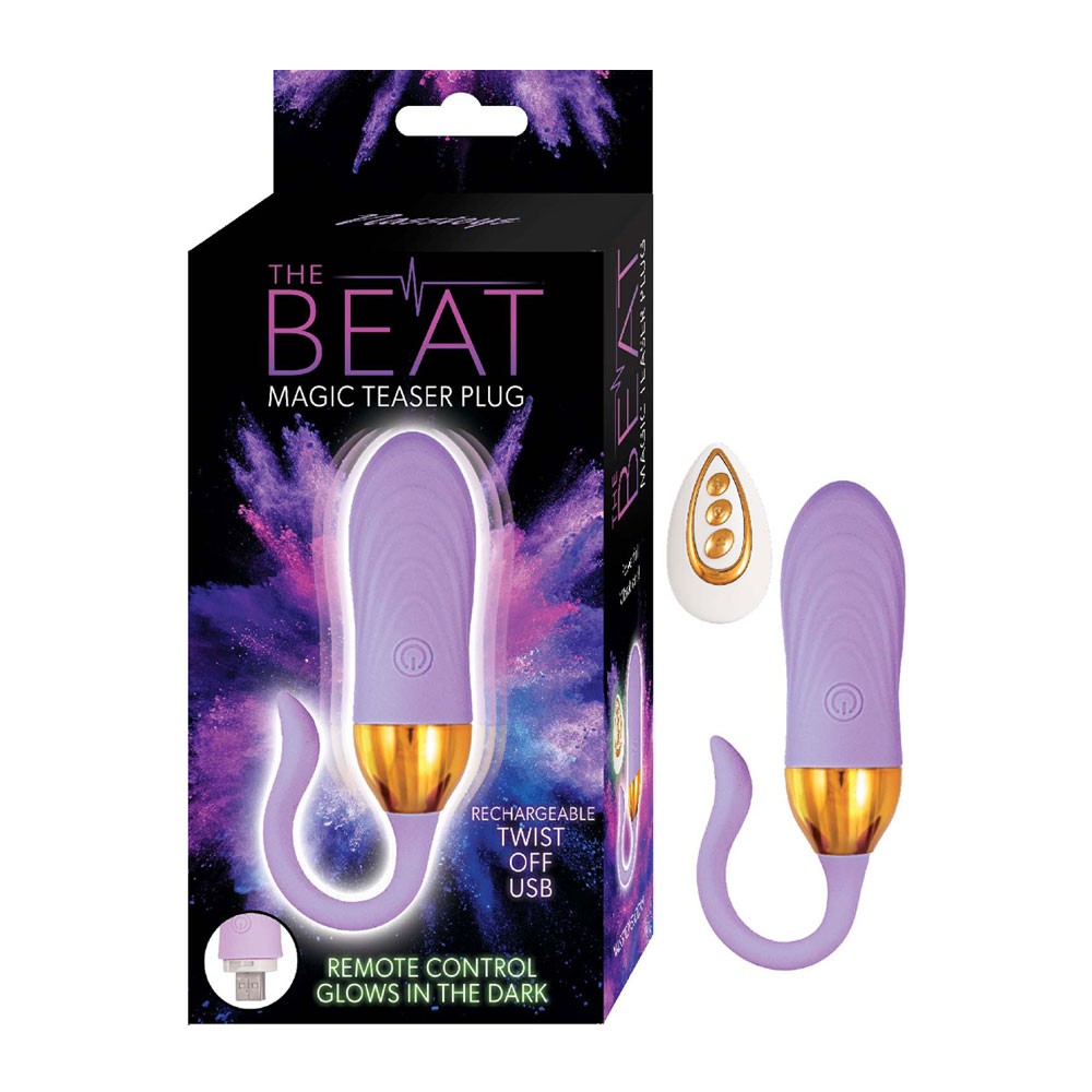 Nasstoys The Beat Magic Teaser Plug G-Spot Vibrator with Remote Control