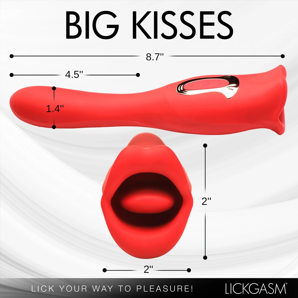 Lickgasm Kiss & Tell Pro Dual-Ended Kissing Vibrator ss