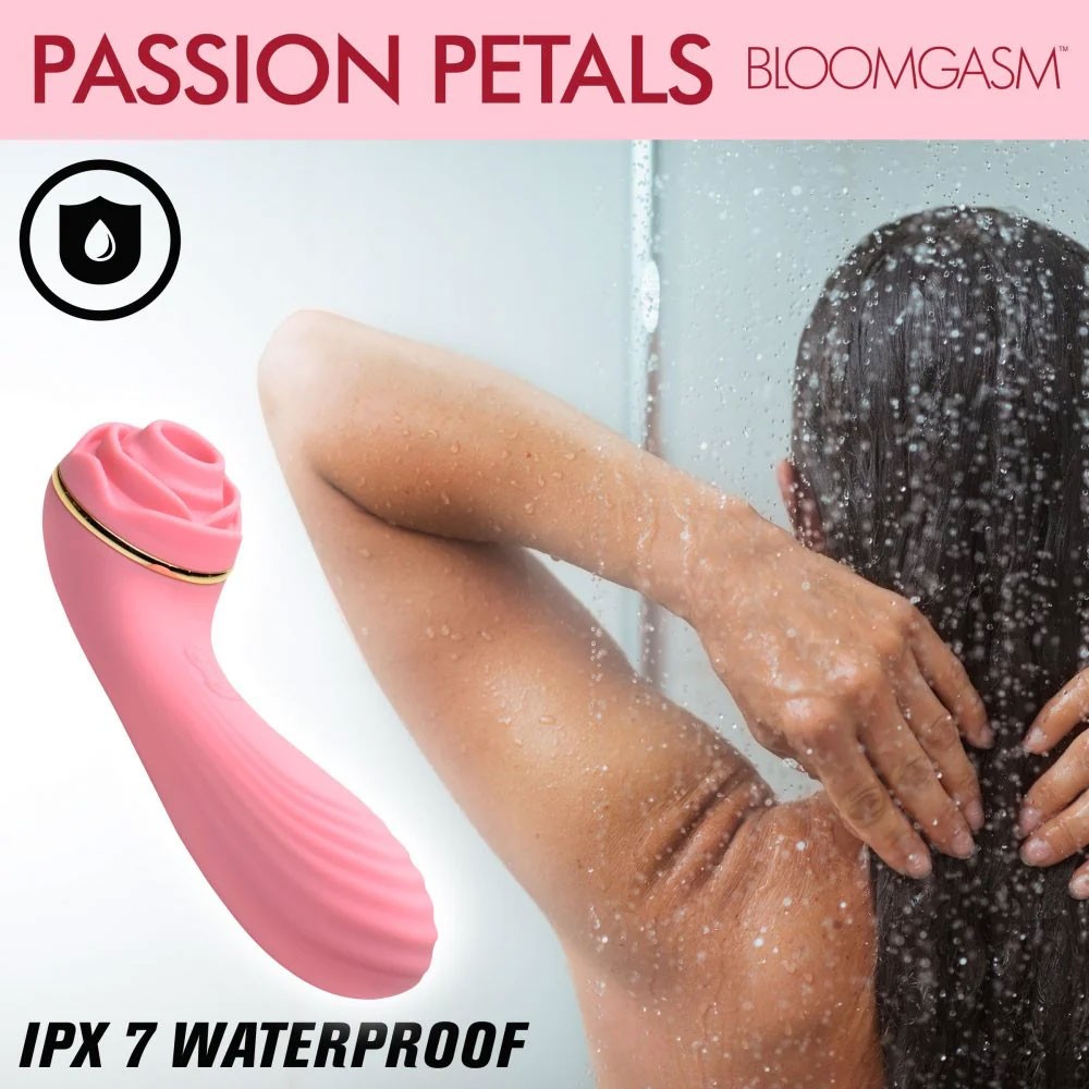 Bloomgasm Passion Petals 10X Silicone Suction Rose Vibrator ss