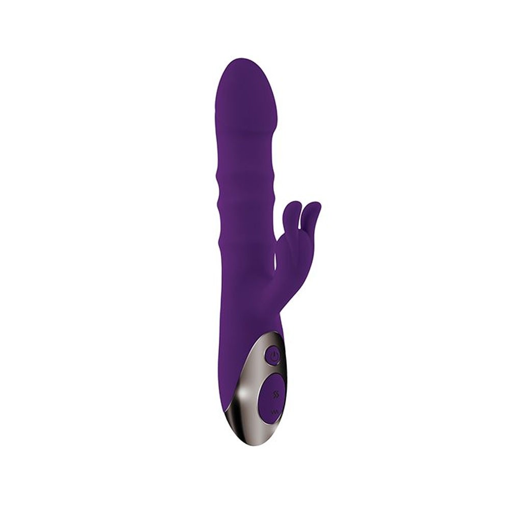 Playboy Pleasure Hop To It Rabbit Vibrator - Acai12