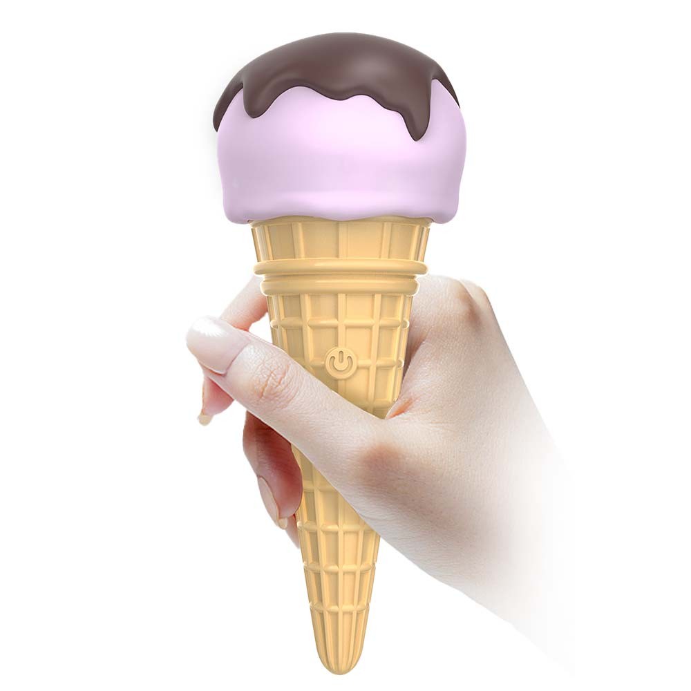 AV Wand Massager Ice Cream Shaped with 10 Vibration Modes