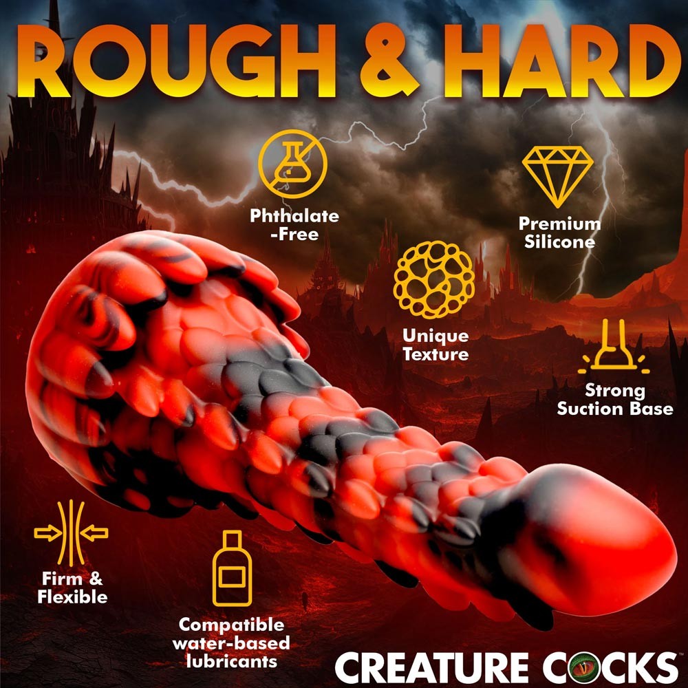 Creature Cocks Demon Rising Scaly Dragon Dildo s