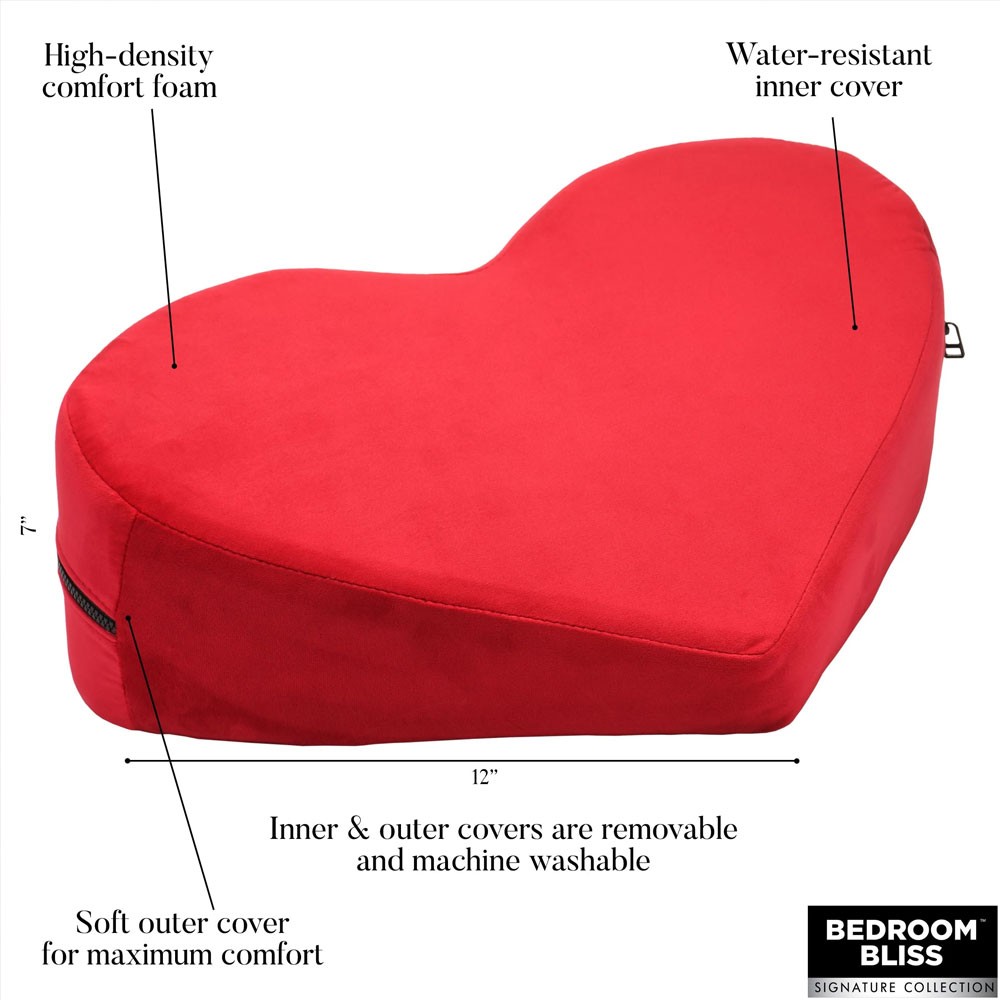 Bedroom Bliss Love Pillow Heart Position Aid Sex Furniture