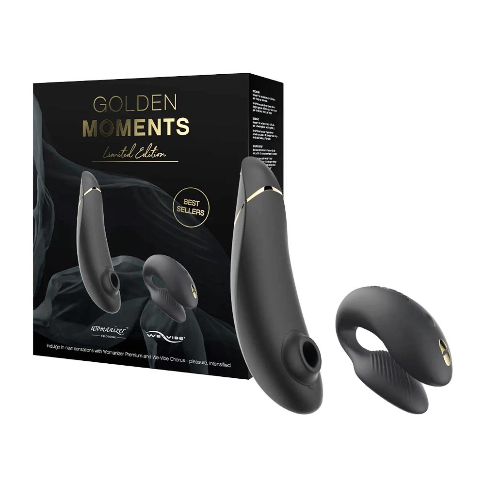 We-Vibe / Womanizer Golden Moment Collection Couple Vibrator & Clitorial Stimulator