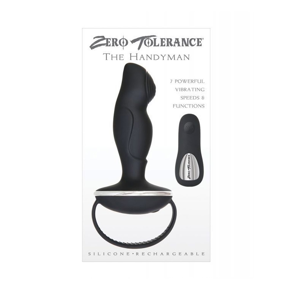 Zero Tolerance Handyman Vibrating Prostate Massager with Remote