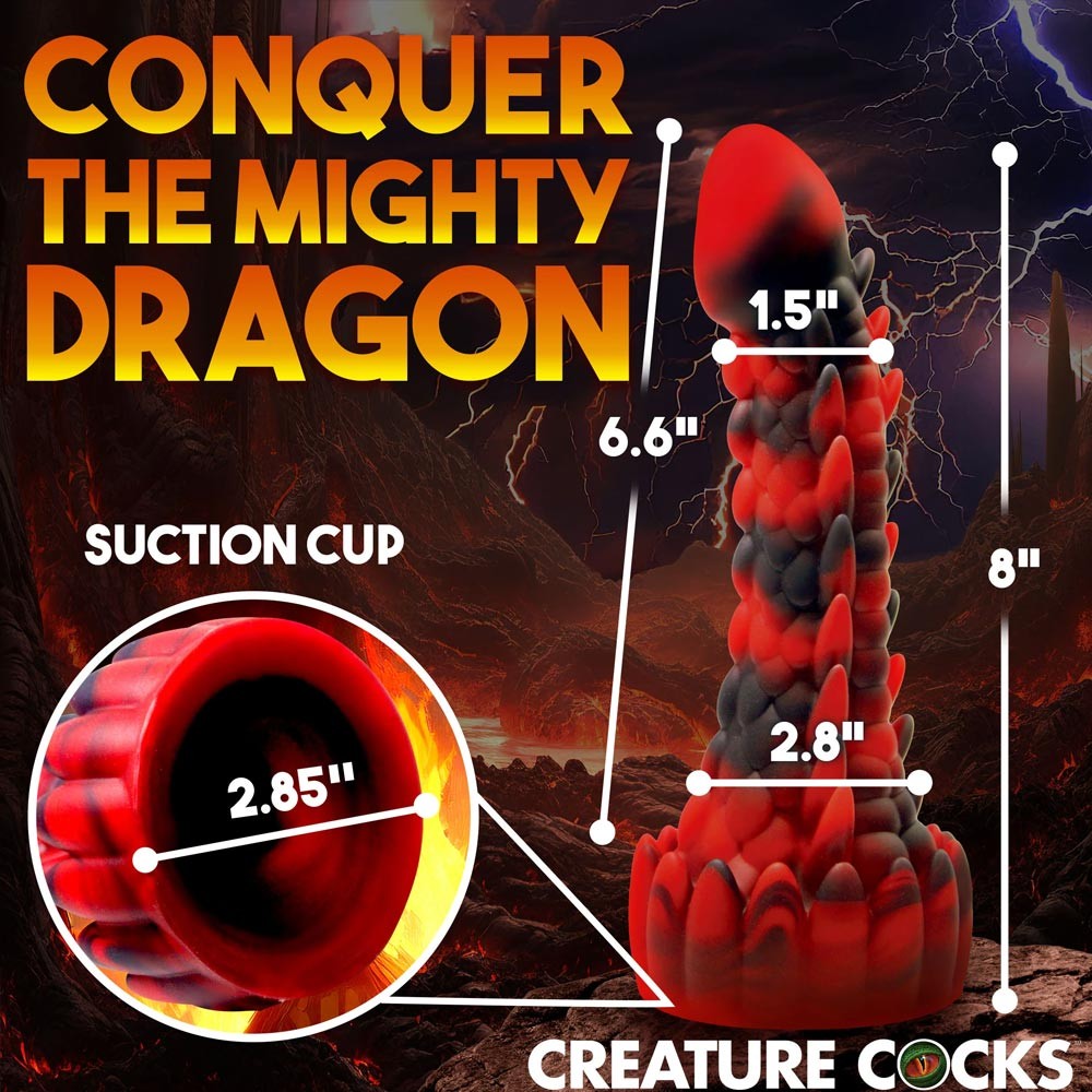 Creature Cocks Demon Rising Scaly Dragon Dildo sss