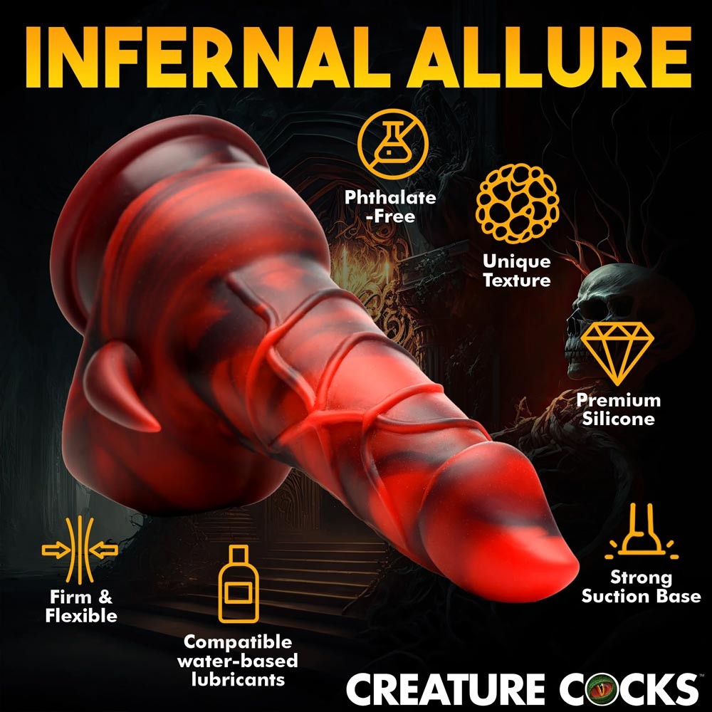 Creature Cocks - Horny Devil Demon Silicone Dildo sssss