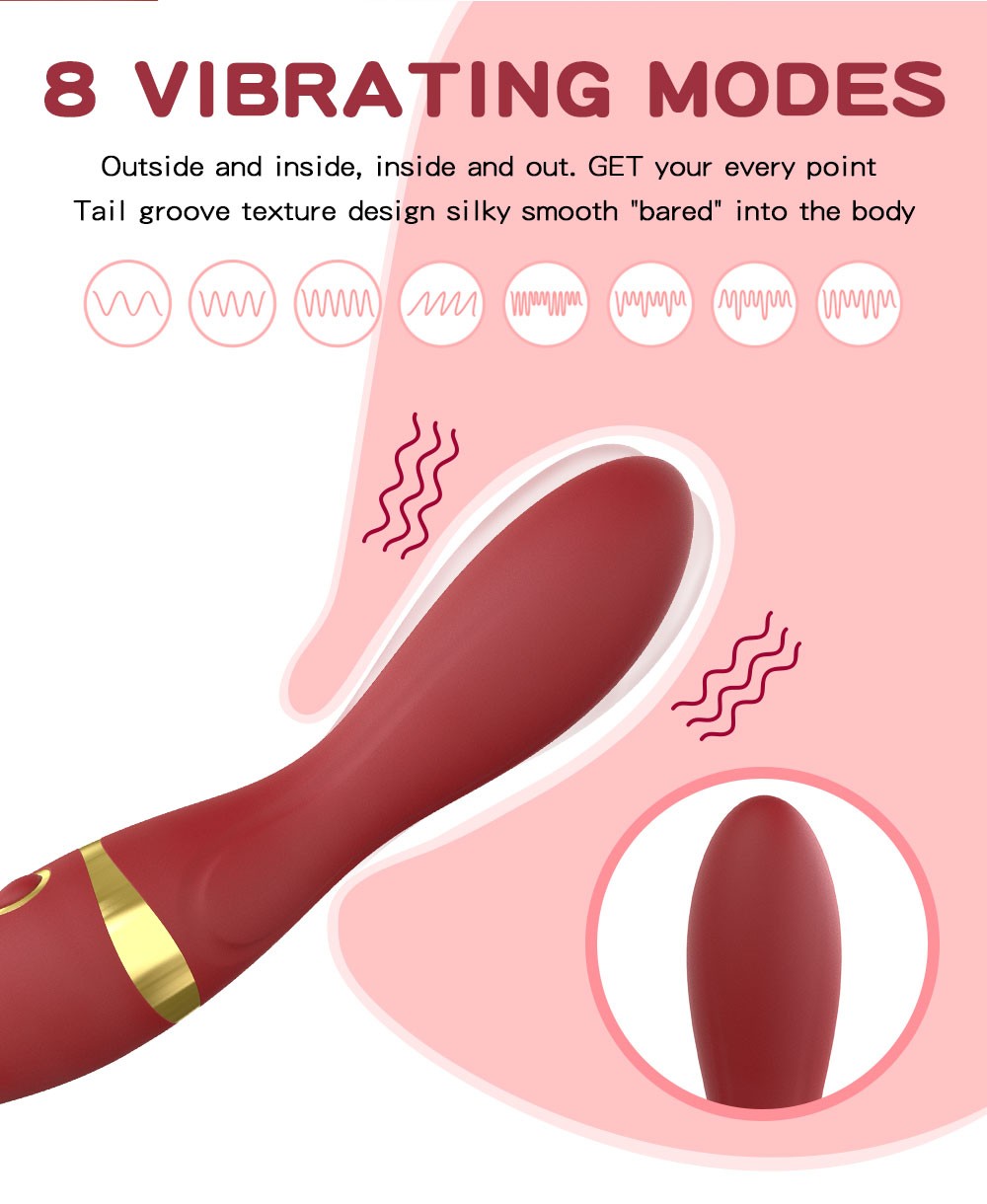 AV G-spot Vibrator Double Heads for Women