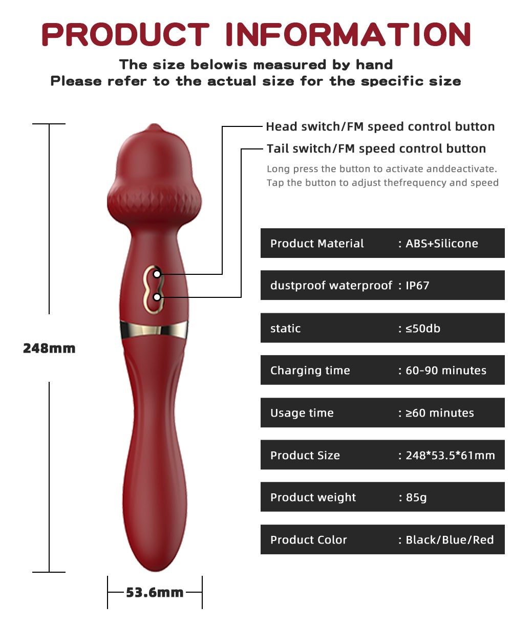 AV G-spot Vibrator Double Heads for Women