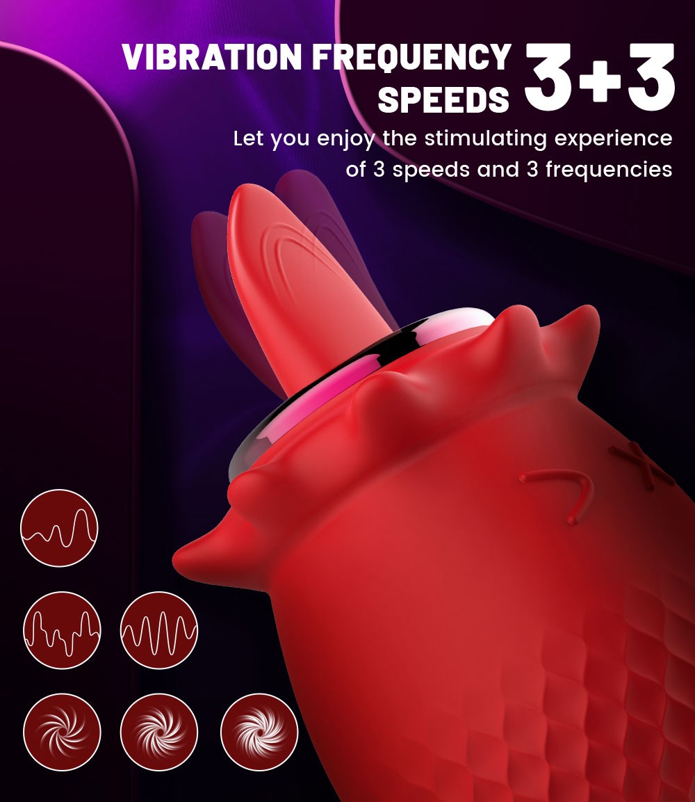 Rose Massager Clitoral Vibrating Stimulator with 3 Speeds1